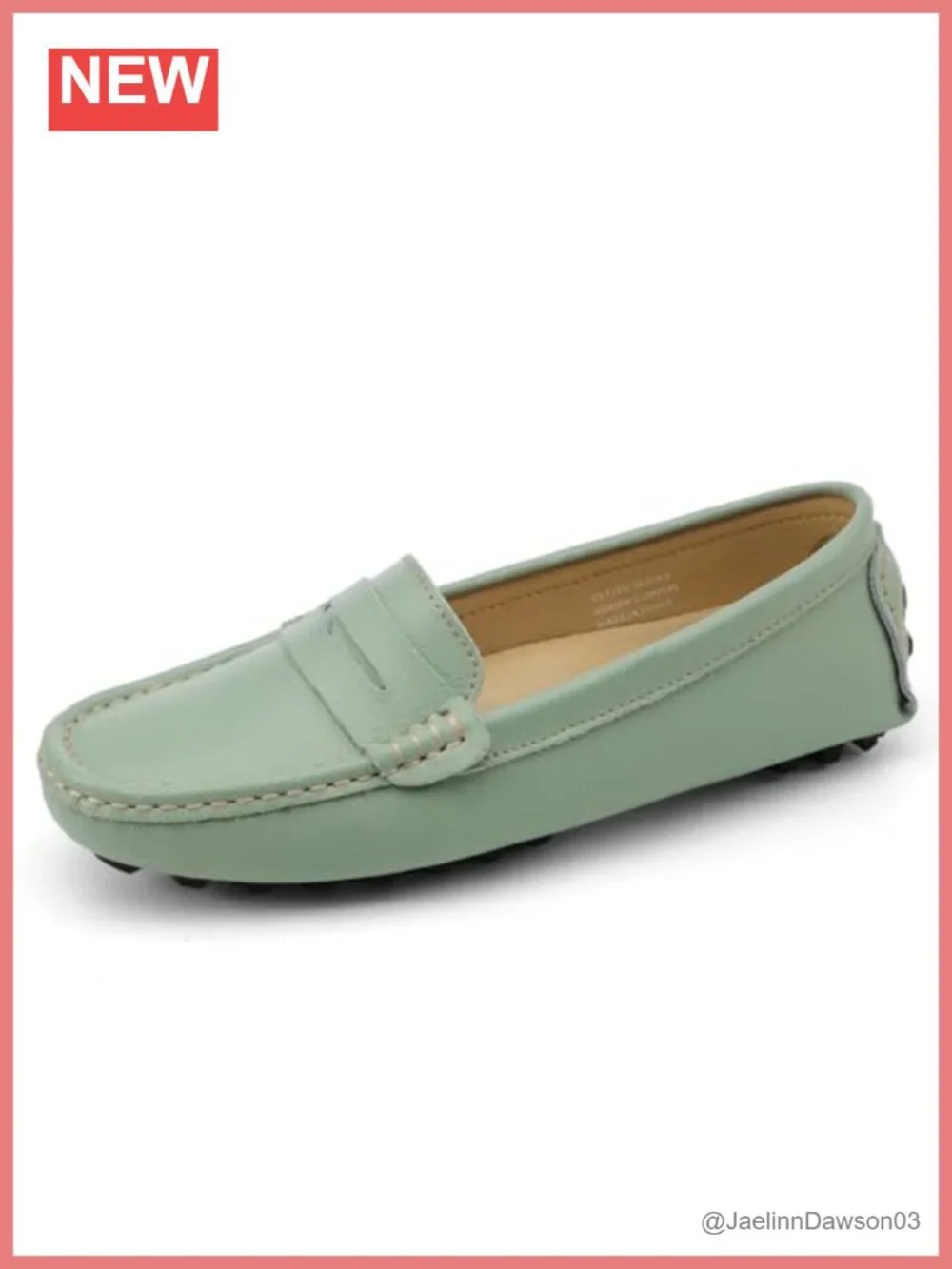 Genuine Leather Penny Loafers Women's Slip-Ons Lightweight Comfort Flats